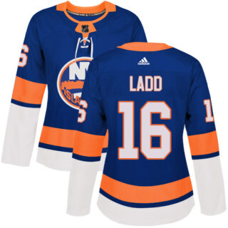 Women's New York Islanders #16 Andrew Ladd Royal Blue Home Authentic Stitched NHL Jersey