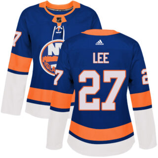 Women's New York Islanders #27 Anders Lee Royal Blue Home Authentic Stitched NHL Jersey