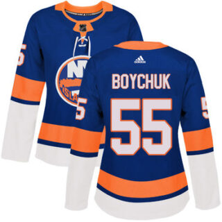 Women's New York Islanders #55 Johnny Boychuk Royal Blue Home Authentic Stitched NHL Jersey