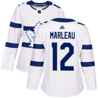 Women's Toronto Maple Leafs #12 Patrick Marleau White Authentic 2018 Stadium Series Stitched NHL Jersey