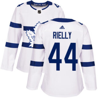Women's Toronto Maple Leafs #44 Morgan Rielly White Authentic 2018 Stadium Series Stitched NHL Jersey