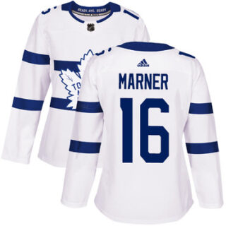 Women's Toronto Maple Leafs #16 Mitchell Marner White Authentic 2018 Stadium Series Stitched NHL Jersey