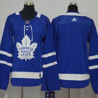 Women's Toronto Maple Leafs Blank Blue Home Authentic Stitched NHL Jersey