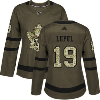 Women's Toronto Maple Leafs #19 Joffrey Lupul Green Salute to Service Stitched NHL Jersey