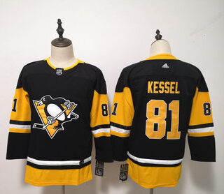 Youth Pittsburgh Penguins #81 Phil Kessel Black Jersey