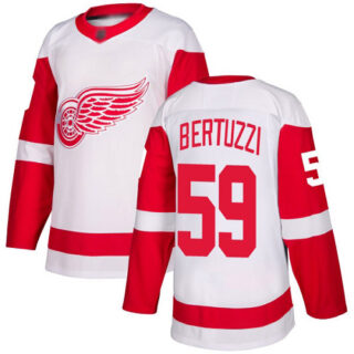 Youth Detroit Red Wings #59 Tyler Bertuzzi White Away Jersey