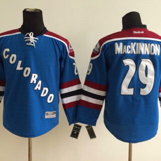 Colorado Avalanche #29 Nathan MacKinnon Blue Third Youth Jersey