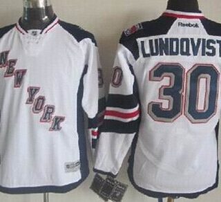Youth New York Rangers #30 Henrik Lundqvist 2014 Stadium Series White Jersey
