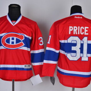 Youth Montreal Canadiens #31 Carey Price Red Jersey
