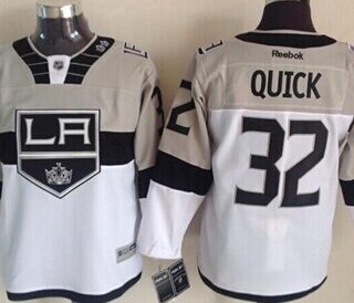 Youth Los Angeles Kings #32 Jonathan Quick 2015 Stadium Series Gray/White Jersey