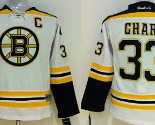 Youth Boston Bruins #33 Zdeno Chara White Jersey