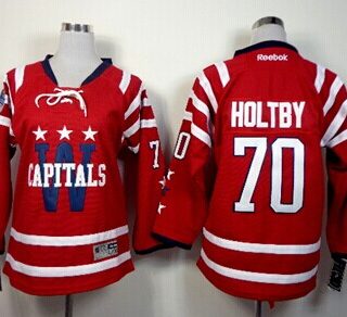 Youth Washington Capitals #70 Braden Holtby 2015 Winter Classic Red Jersey