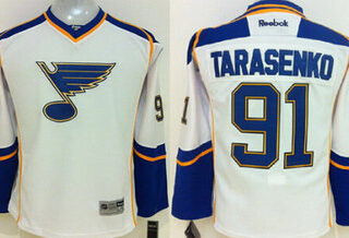 Youth St. Louis Blues #91 Vladimir Tarasenko White Jersey
