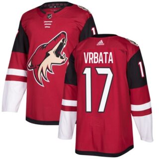 Youth Arizona Coyotes #17 Radim Vrbata Maroon Home Authentic Stitched NHL Jersey