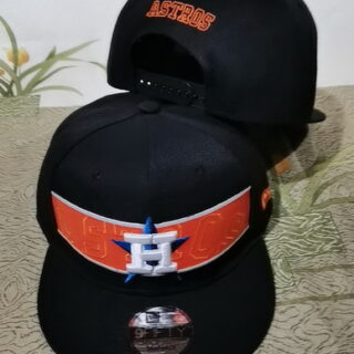 MLB Houston Astros Snapback Hat Black