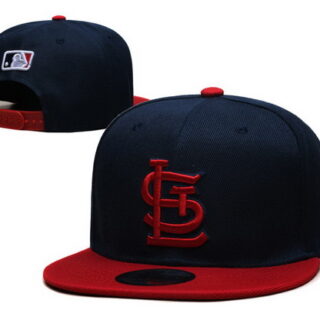 MLB St. Louis Cardinals Snapback Hat Navy Red