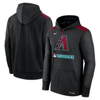 Men's Arizona Diamondbacks Black Collection Performance Pullover Hoodie