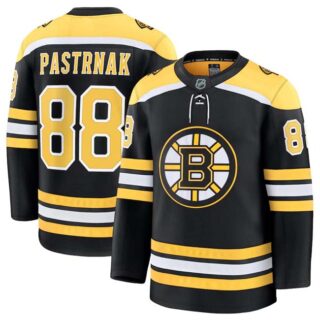 Men's Boston Bruins Active Player Custom Black 2024-25 Home Stitched Hockey Jersey