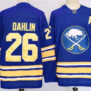 Men's Buffalo Sabres #26 Rasmus Dahlin Blue 2024-25 Stitched Jersey