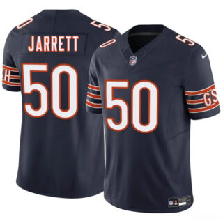 Men's Chicago Bears #50 Grady Jarrett Navy 2025 F.U.S.E. Vapor Stitched Football Jersey
