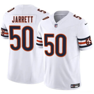 Men's Chicago Bears #50 Grady Jarrett White 2025 F.U.S.E. Vapor Stitched Football Jersey