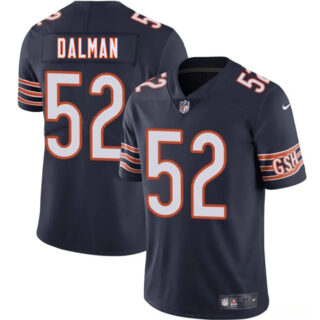Men's Chicago Bears #52 Drew Dalman Navy 2025 Vapor Stitched Football Jersey