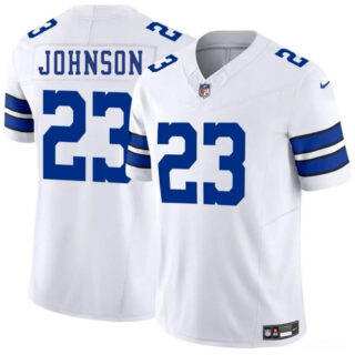 Men's Dallas Cowboys #23 Buddy Johnson White 2025 F.U.S.E Vapor Untouchable Limited Stitched Football Jersey