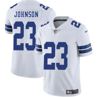 Men's Dallas Cowboys #23 Buddy Johnson White 2025 Vapor Untouchable Limited Stitched Football Jersey