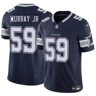 Men's Dallas Cowboys #59 Kenneth Murray JR Navy 2025 F.U.S.E Vapor Untouchable Limited Stitched Football Jersey