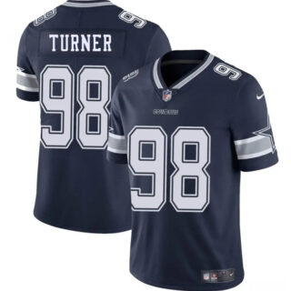 Men's Dallas Cowboys #98 Payton Turner Navy Blue 2025 Vapor Untouchable Limited Stitched Football Jersey