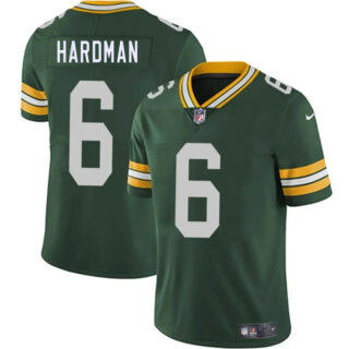 Men's Green Bay Packers #6 Mecole Hardman Green 2025 Vapor Untouchable Limited Stitched Jersey