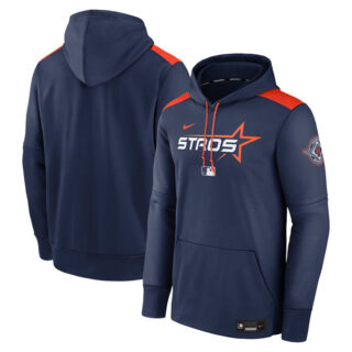 Men's Houston Astros Navy 2025 City Connect Collection Performance Pullover Hoodie