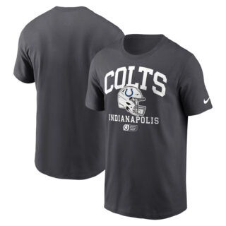 Men's Indianapolis Colts Anthracite Helmet Essential T-Shirt