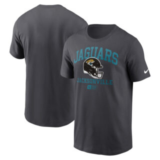 Men's Jacksonville Jaguars Anthracite Helmet Essential T-Shirt
