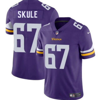 Men's Minnesota Vikings #67 Justin Skule Purple 2025 Vapor Untouchable Limited Stitched Jersey