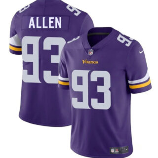 Men's Minnesota Vikings #93 Jonathan Allen Purple 2025 Vapor Untouchable Limited Stitched Jersey