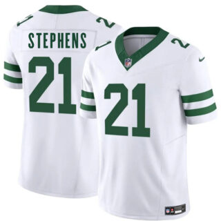 Men's New York Jets #21 Brandon Stephens White 2025 F.U.S.E. Vapor Untouchable Limited Stitched Jersey