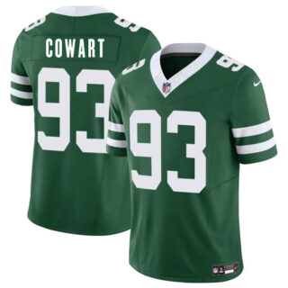 Men's New York Jets #93 Byron Cowart Green 2025 F.U.S.E. Vapor Untouchable Limited Stitched Jersey