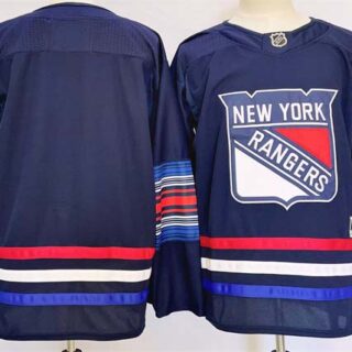 Men's New York Rangers Blank Navy 2024-25 Stitched Jersey