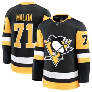 Men's Pittsburgh Penguins Active Player Custom Black 2024-25 Home Stitched Hockey Jersey