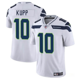 Men's Seattle Seahawks #10 Cooper Kupp White 2025 Vapor Limited Stitched Football Jersey