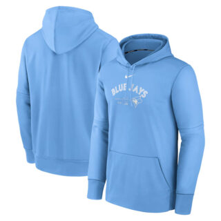 Men's Toronto Blue Jays Powder Blue Collection Practice Performance Pullover Hoodie