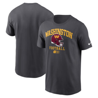 Men's Washington Commanders Anthracite Helmet Essential T-Shirt
