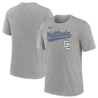 Men's Washington Nationals Heather Charcoal 2025 City Connect Tri-Blend T-Shirt