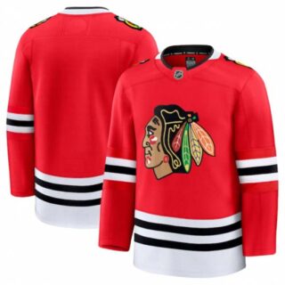 Men's Chicago Blackhawks Red 2024-25 Home Stitched Hockey Jersey