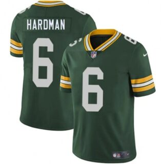 Men's Green Bay Packers #6 Mecole Hardman Green 2025 Vapor Untouchable Limited Football Stitched Jersey