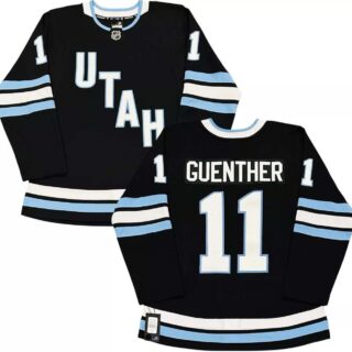 Men's Utah Hockey Club #11 Dylan Guenther Black Jerseys