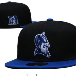 NCAA Duke Blue Devils Snapback Hat Black Blue