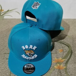 NFL Jacksonville Jaguars Born Raised Snapback Hat Teal