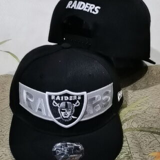 NFL Las Vegas Raiders Snapback Hat Black